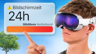 Ich verbringe 24 Stunden in der Apple Vision Pro [upl. by Svensen]