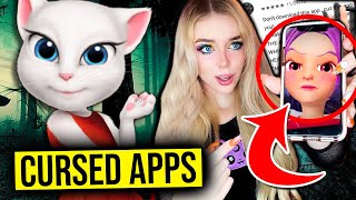 1 Hour of CURSED APPS That you Should NEVER DOWNLOADSCARY HAUNTED APPS [upl. by Ynohtona]