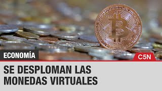 Se DESPLOMA la COTIZACIÓN de las MONEDAS VIRTUALES [upl. by Eyde847]