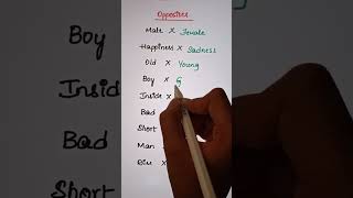 Opposites antonyms english englishvocabulary CJRaoKnowledgeTheatre [upl. by Nycila84]