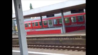 Frankfurt Main Niederrad  SBahn RheinMain mit ET 420  ICE Velaro D  ICE 3  Silberlinge [upl. by Freddy]