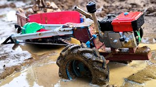 Beautiful😍 RC Tractor Driving Stuck Mud In The FieldsRC Diy Tractor [upl. by Ezar]