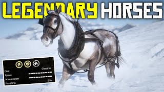 10 RAREST Horses YOU MISSED in Red Dead Redemption 2 [upl. by Aihtenyc]