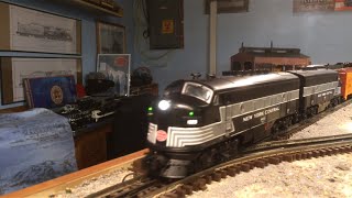 MTH Premier New York Central F3 Fast Freight [upl. by Ralyks323]