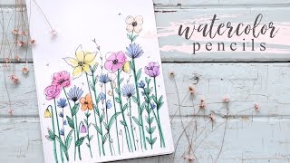 How To Use Watercolor Pencils for Beginners [upl. by Emerej654]