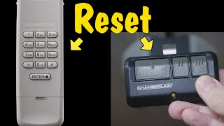 How to Reset Remote or Keypad Access Pin for Chamberlain LiftMaster Craftsman Garage Door Opener [upl. by Iborian]