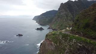 Miradouro do Bom Jesus view point Madeira amp part of the old coast road [upl. by Nahk102]