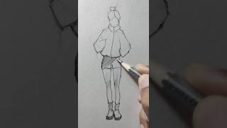 Drawing lessons😃✍🏼 Female figure drawing sketchbook figuredrawing pencilsketching pencilart art [upl. by Akceber]