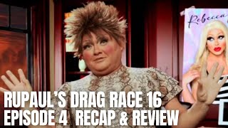 RuPauls Drag Race Season 16 Episode 4 quotRDR Livequot Recap amp Review [upl. by Beora]