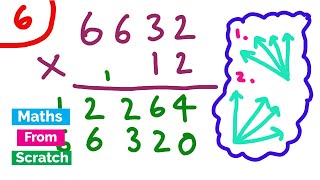 How to do Column Method Multiplication  Level 6 [upl. by Olecram838]