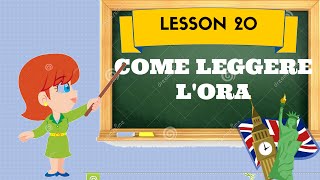 Corso di inglese 20  LEGGERE LORARIO [upl. by Dolli]