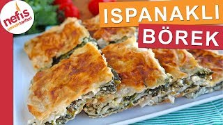 Sodalı Ispanaklı Tepsi Böreği  En pratik ıspanaklı börek yapımı [upl. by Llehsal]