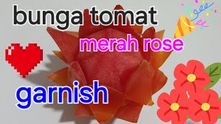 CARA BIKIN HIASAN TUMPENG  TOMAT MERAH [upl. by Celio997]