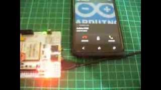 SIM900 Arduino GSM call demonstration [upl. by Sauers]