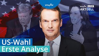 USWahl 2024  erste Analyse  MDR aktuell live  MDR [upl. by Morocco]