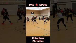 45 Explosive Spike Poinciana Christian Girls Volleyball Varsity viral fyp volleyball Florida [upl. by Larrabee834]