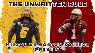 MIZZOU VS BOSTON COLLEGE PICKS AND PREVIEW [upl. by Skill]