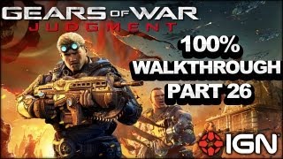 Gears of War Judgment Walkthrough  Central Base  Declassified Mission and Cog Tag Part 26 [upl. by Claudian652]