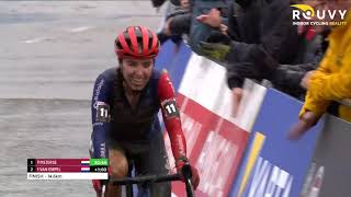 Highlights 2022 UCI Cyclocross World Cup Overijse  Elite Women [upl. by Alleciram]