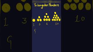 Triangular numbers pascal triangle general form of triangular numbers pascalstriangle shorts [upl. by Madelene]