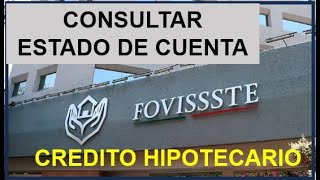 Consultar Estado de Cuenta Fovissste [upl. by Quince848]