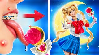 ¡Cómo Convertirse en Sailor Moon ¡La Chica Estrella la Chica Luna y la Chica Sol en la Vida Real [upl. by Ttennej245]