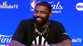 Kyrie reacts to LeBron’s comments saying that he misses playing with Kyrie [upl. by Cony]