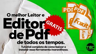 O MELHOR LEITOR  EDITOR DE PDF DE TODOS OS TEMPOS  Como baixar e instalar tutorial completo [upl. by Euqinomad]