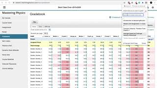 Grab grades from Mastering Physics using GradeTransferer [upl. by Selrahc498]