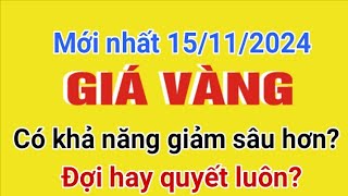 Giá vàng hôm nay 9999 ngày 15112024 GIÁ VÀNG NHẪN 9999 Bảng giá vàng 24k 18k 14k 10k [upl. by Solon750]