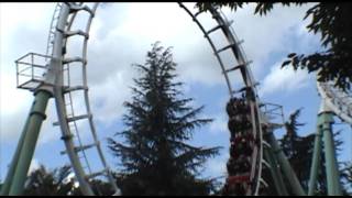 Boomerang Roller Coaster Onride POV Vekoma Woobang Towerland South Korea [upl. by Akelam]