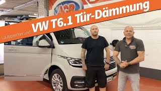 VW T61 Lautsprecher Türdämmung und Lautsprecherumbau Radio Rückfahrkamera [upl. by Arlana]