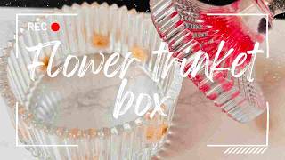 How to Make Resin Jewelry Boxes with Dried Flowers 🌸 Step by Step Tutorial [upl. by Frieda]