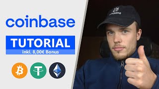 Coinbase Tutorial ✅ Anmelden  Geld einzahlen  Krypto amp Bitcoin kaufen — Anfänger Anleitung Deutsch [upl. by Nanette]