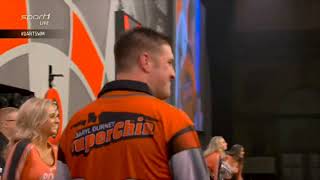 Daryl Gurney Walk on  World Darts Championship 2023 [upl. by Aronas]