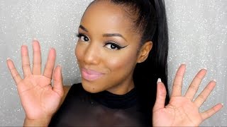 Nicki Minaj Pinkprint Tour Inspired Makeup Tutorial  Ellarie [upl. by Uhthna261]