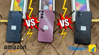 Samsung M series VS F series VS A series  which is best   full review of A14 F14 M14 5G [upl. by Nazar695]