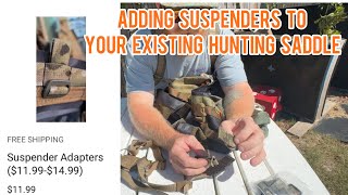 ADD SUSPENDERS TO YOUR HUNTING SADDLES  HERE IS HOW  GIVEAWAY [upl. by Ppilihp527]