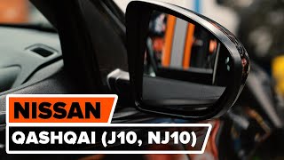 Hoe een spiegelglas NISSAN QASHQAI J10 NJ10 AUTODOCTUTORIAL [upl. by Balliol611]