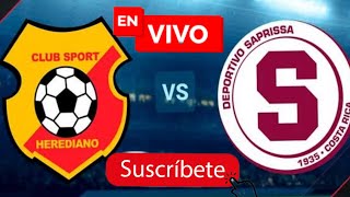 En vivo  Deportivo Saprissa Vs Sport Herediano Liga costa rica eFOOTBALL SIMULACION [upl. by Ecinnaj]