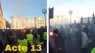 gilet jaune Toulouse acte 13 Le 09022019 [upl. by Nnylyaj]