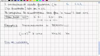 Esempi di disuguaglianze dimostrate per induzione Disuguaglianza di Bernoulli [upl. by Ahseid]