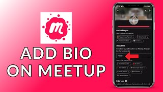 How to Add Bio on Meetup 2024 Quick amp Easy  Meetup App [upl. by Pasho]