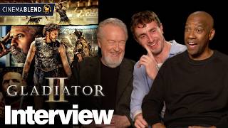 Gladiator II Interviews With Paul Mescal Denzel Washington Ridley Scott And More [upl. by Nagud]