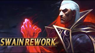 SWAIN REWORK 2024 NEW ABILITIES CHANGES PREVIEW  League of Legends [upl. by Amalbergas]