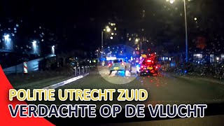 Politie Utrecht Zuid  Achtervolging  Verdachte gaat spookrijden  Aanhouding verdachte diefstal [upl. by Mcloughlin]