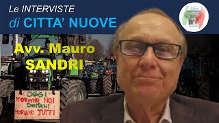 INTERVISTE Avv Mauro SANDRI con gli agricoltori in protesta [upl. by Ahsiemal256]