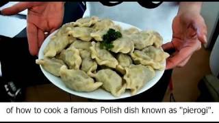 Basic tutorial about of how to cook a famous Polish dish known as quotpierogiquot [upl. by Ecirehs147]