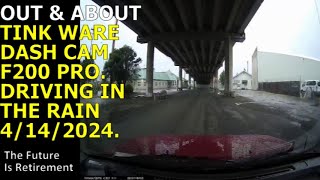 Think Ware Dash Cam F200 PRO  Driving in The Rain  April142024 thinkware [upl. by Eiramrebma835]