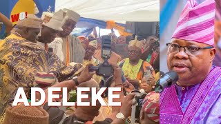 Governor Ademola Adeleke installed as Asiwaju of Ede Land [upl. by Uchish]